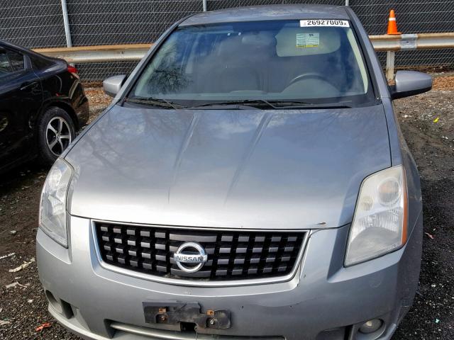 3N1AB61E18L628162 - 2008 NISSAN SENTRA 2.0 SILVER photo 9