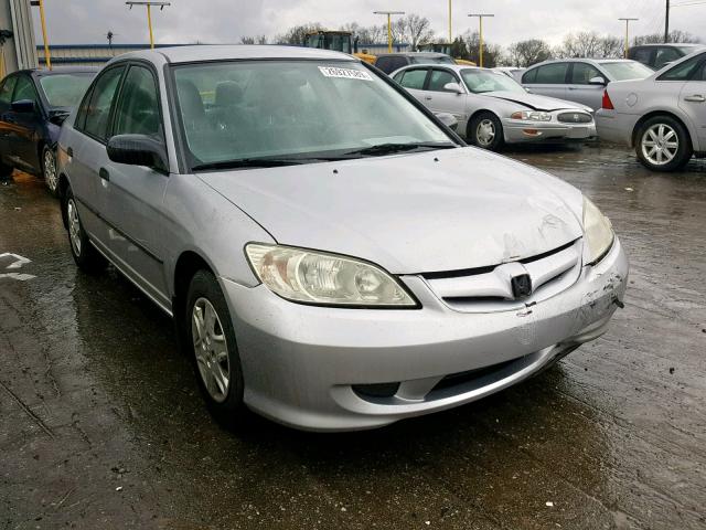 2HGES16384H574517 - 2004 HONDA CIVIC DX V SILVER photo 1