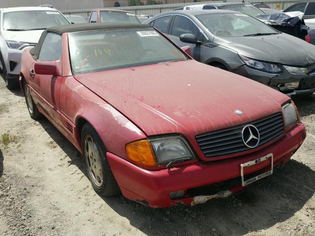 WDBFA66E1LF003616 - 1990 MERCEDES-BENZ 500 SL RED photo 1