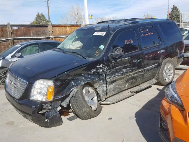 1GKFK63838J148078 - 2008 GMC YUKON DENA BLACK photo 2