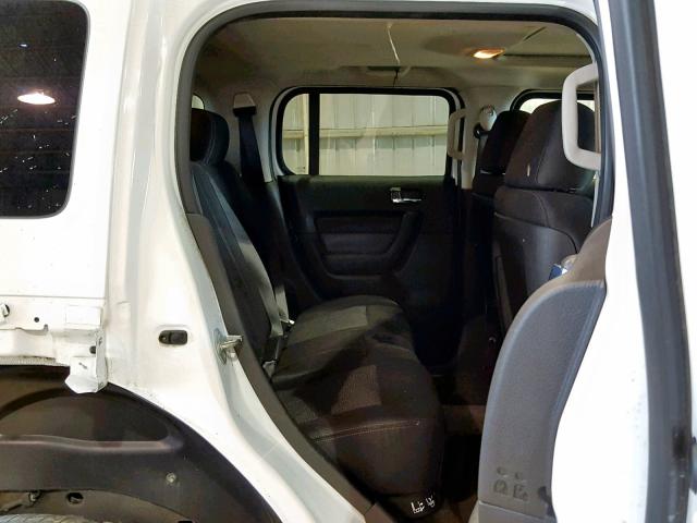 5GTEN13E388111720 - 2008 HUMMER H3 WHITE photo 6