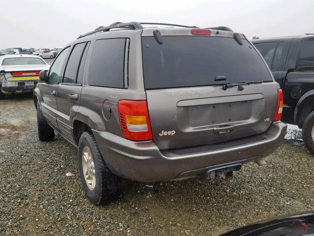 1J4GW68N3XC684979 - 1999 JEEP GRAND CHER GRAY photo 3