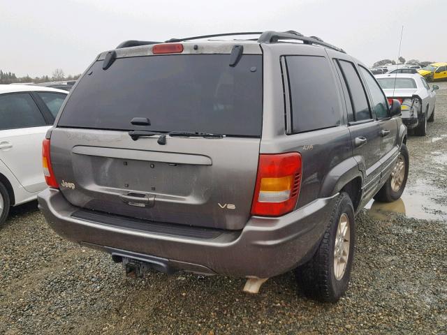 1J4GW68N3XC684979 - 1999 JEEP GRAND CHER GRAY photo 4