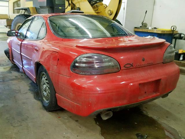 1G2WP5210VF349631 - 1997 PONTIAC GRAND PRIX Qırmızı foto 3