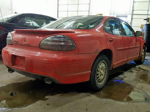 1G2WP5210VF349631 - 1997 PONTIAC GRAND PRIX Qırmızı foto 4