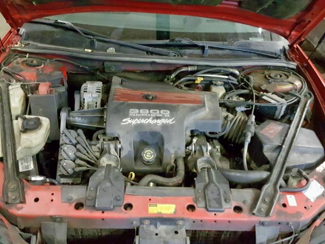 1G2WP5210VF349631 - 1997 PONTIAC GRAND PRIX Qırmızı foto 7