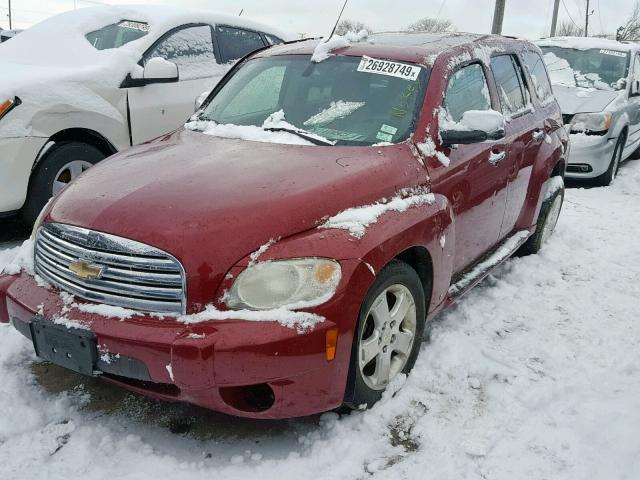 3GNDA23P86S616640 - 2006 CHEVROLET HHR LT BURGUNDY photo 2