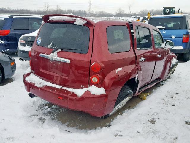 3GNDA23P86S616640 - 2006 CHEVROLET HHR LT BURGUNDY photo 4