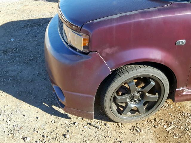 JTLKT324X50207914 - 2005 TOYOTA SCION XB 紫色 照片 9