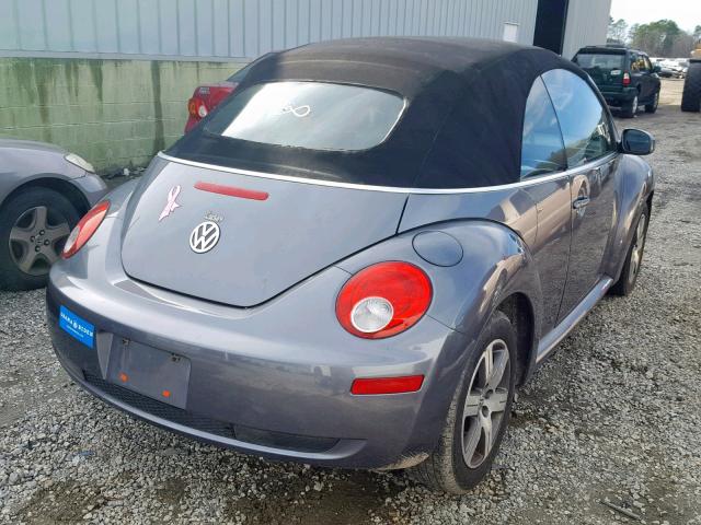 3VWRF31Y96M323977 - 2006 VOLKSWAGEN NEW BEETLE Boz foto 4