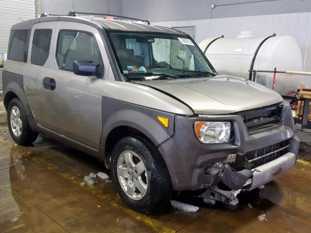 5J6YH285X4L026305 - 2004 HONDA ELEMENT EX GRAY photo 1