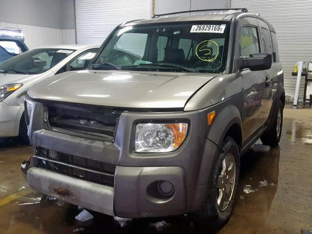 5J6YH285X4L026305 - 2004 HONDA ELEMENT EX GRAY photo 2