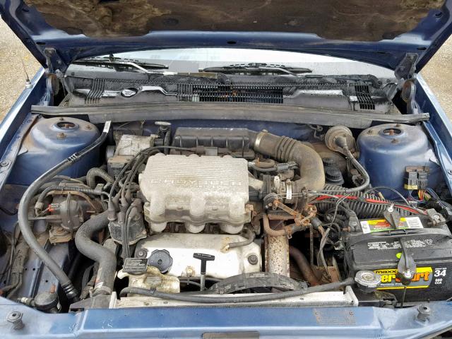 1C3XA3630PF634936 - 1993 CHRYSLER LEBARON LE BLUE photo 7