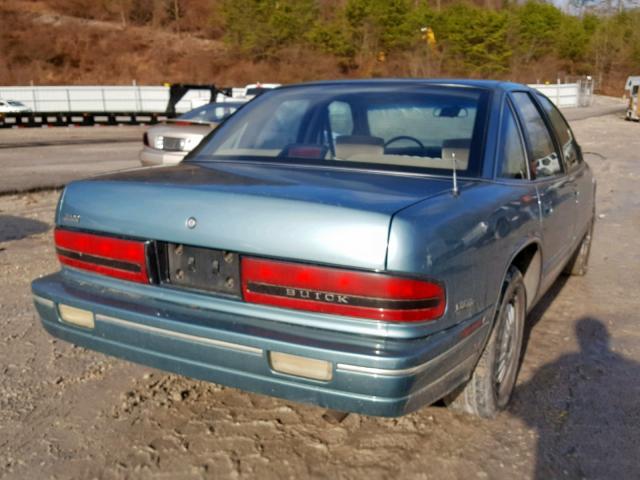 2G4WB55L8R1404620 - 1994 BUICK REGAL CUST GREEN photo 4