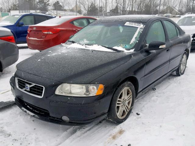 YV1RS592082690622 - 2008 VOLVO S60 2.5T BLACK photo 2