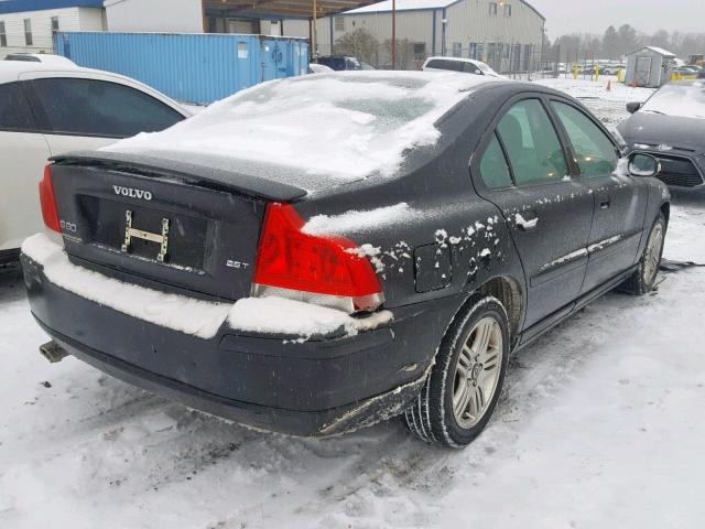 YV1RS592082690622 - 2008 VOLVO S60 2.5T BLACK photo 4