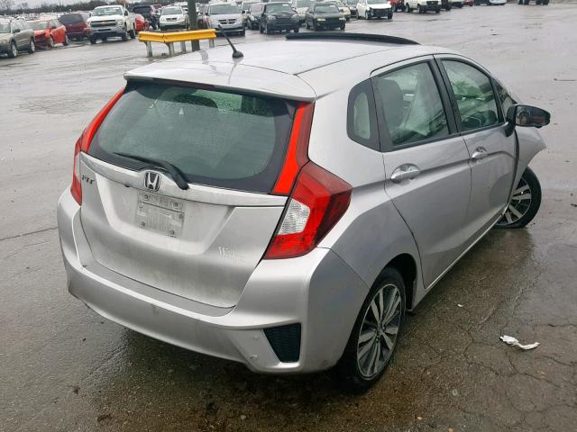 3HGGK5H84FM779720 - 2015 HONDA FIT EX SILVER photo 4