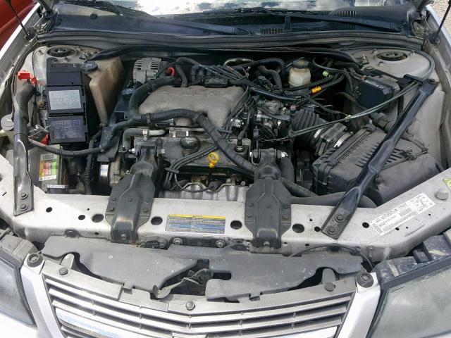 2G1WF52E739406326 - 2003 CHEVROLET IMPALA GRAY photo 7