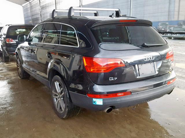 WA1BY74L77D044248 - 2007 AUDI Q7 3.6 QUA BLACK photo 3