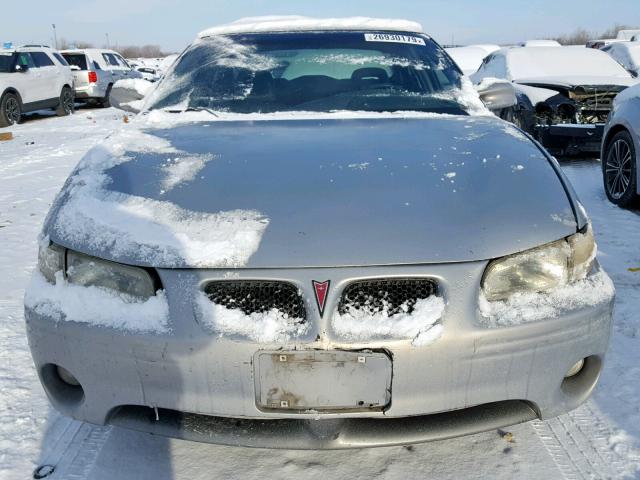 1G2WR5214XF223754 - 1999 PONTIAC GRAND PRIX SILVER photo 9