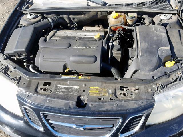 YS3FB49S151039092 - 2005 SAAB 93 BLACK photo 7