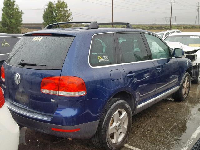 WVGZG77L96D038187 - 2006 VOLKSWAGEN TOUAREG 3. BLUE photo 4