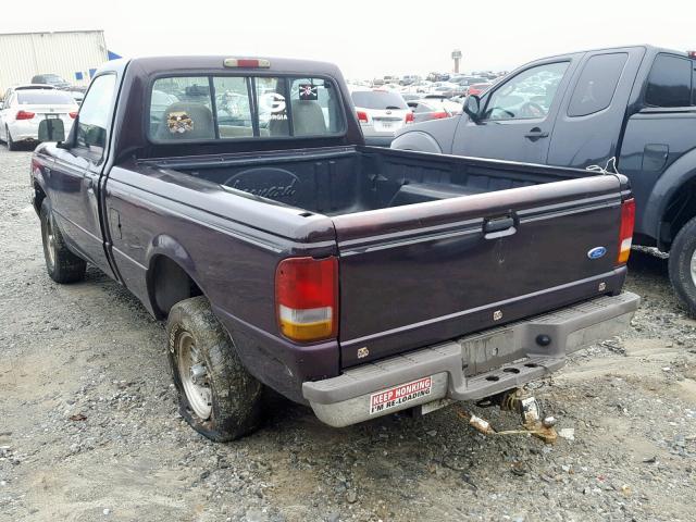 1FTCR10A3PUC21192 - 1993 FORD RANGER PURPLE photo 3