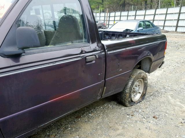 1FTCR10A3PUC21192 - 1993 FORD RANGER PURPLE photo 9