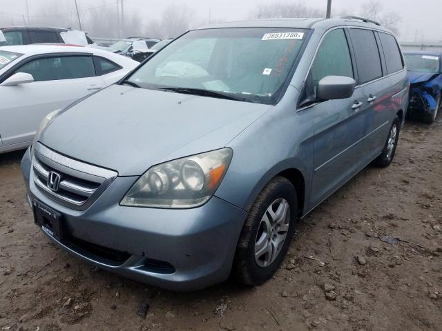 5FNRL38676B120770 - 2006 HONDA ODYSSEY EXL  photo 2