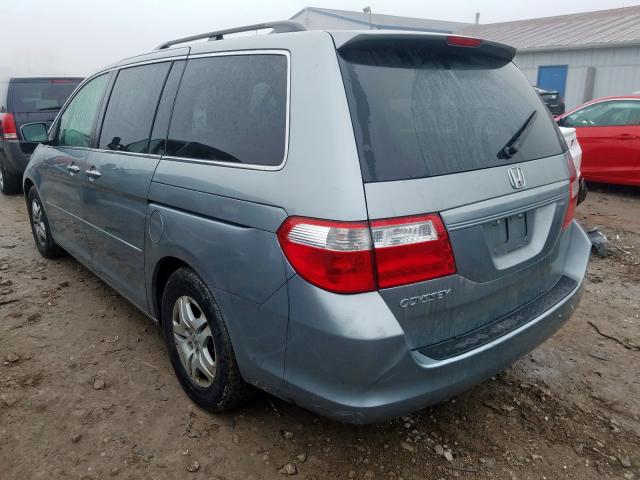 5FNRL38676B120770 - 2006 HONDA ODYSSEY EXL  photo 3