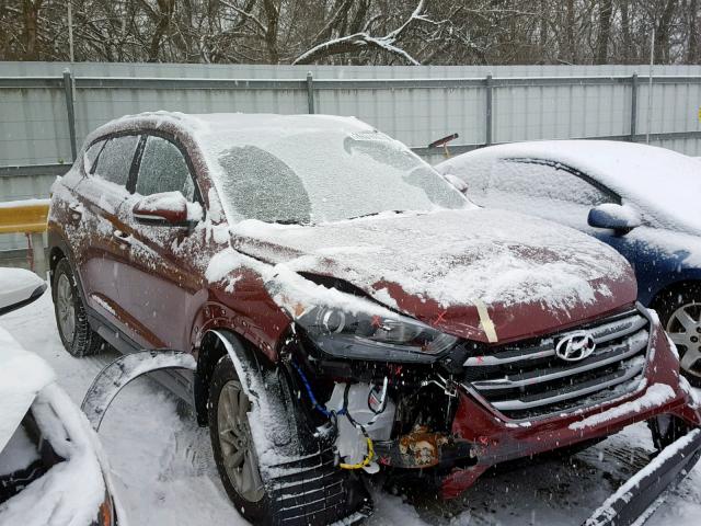 KM8J3CA4XJU829873 - 2018 HYUNDAI TUCSON LIM BURGUNDY photo 1