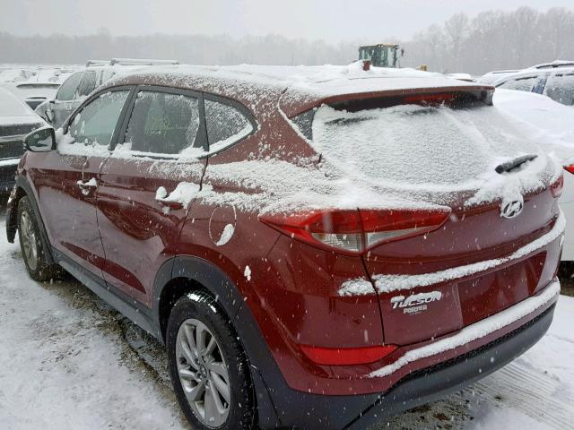 KM8J3CA4XJU829873 - 2018 HYUNDAI TUCSON LIM BURGUNDY photo 3