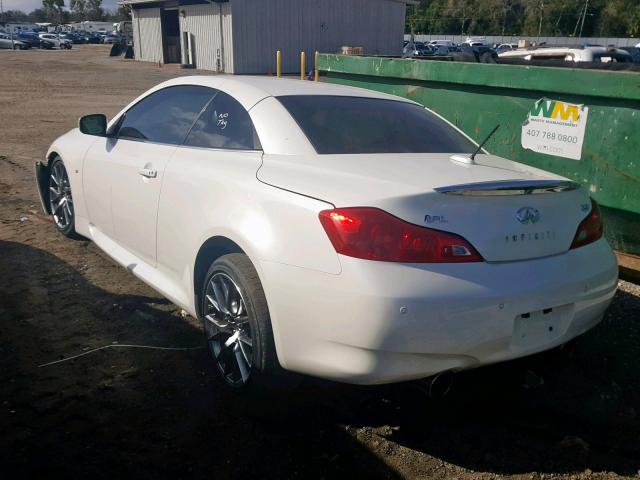 JN1CV6FE1FM810326 - 2015 INFINITI Q60 BASE WHITE photo 3