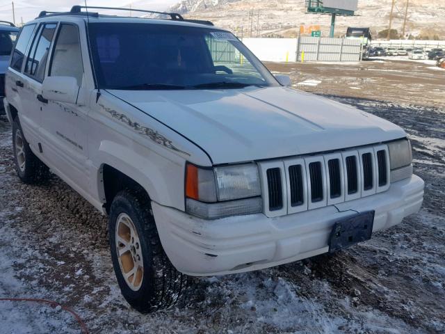 1J4GZ78Y2VC562098 - 1997 JEEP GRAND CHER WHITE photo 1