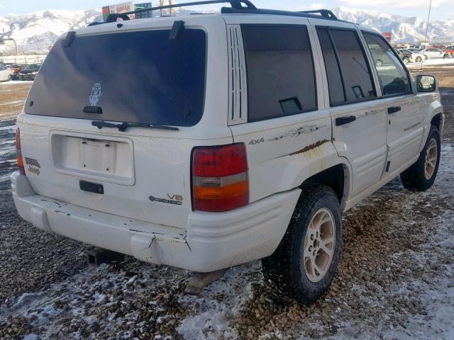 1J4GZ78Y2VC562098 - 1997 JEEP GRAND CHER WHITE photo 4