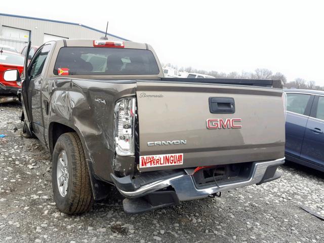 1GTH6AEA2F1228903 - 2015 GMC CANYON BROWN photo 3