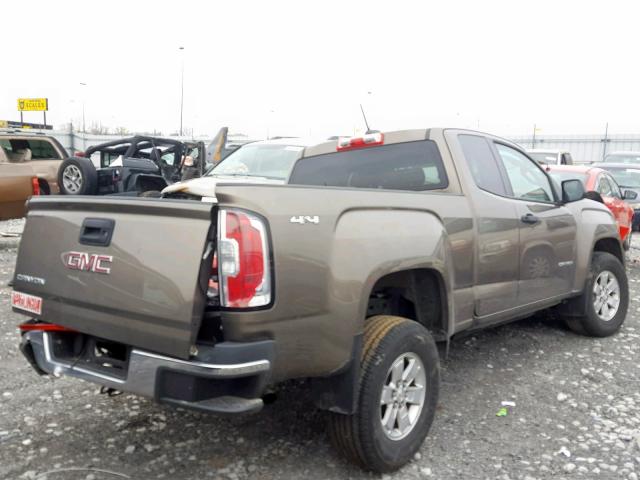 1GTH6AEA2F1228903 - 2015 GMC CANYON BROWN photo 4