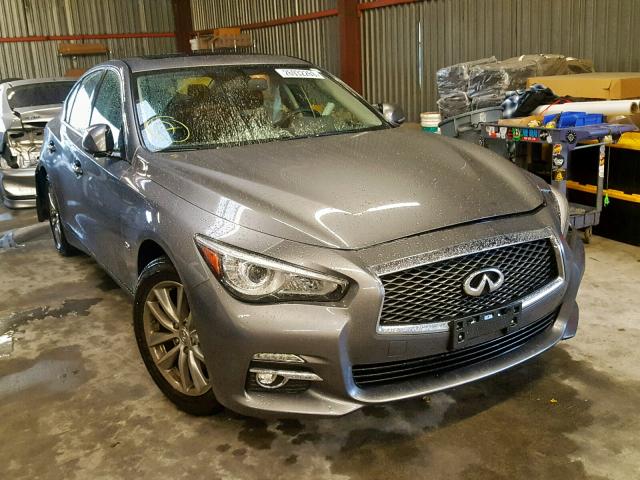 JN1CV7AP4GM203319 - 2016 INFINITI Q50 BASE GRAY photo 1