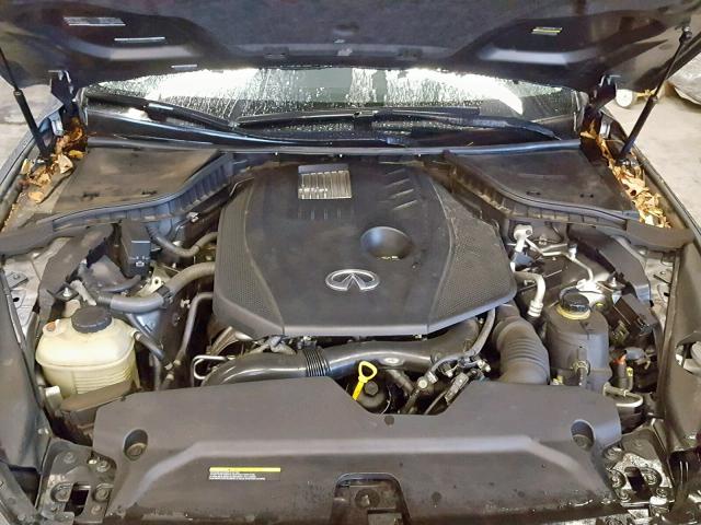 JN1CV7AP4GM203319 - 2016 INFINITI Q50 BASE GRAY photo 7