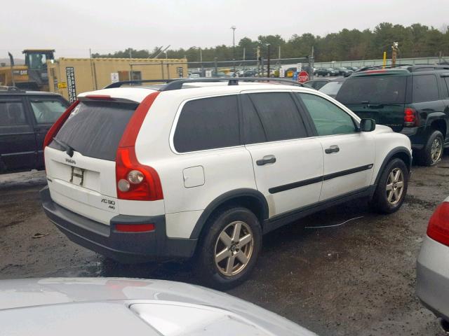 YV1CZ59H741045116 - 2004 VOLVO XC90 WHITE photo 4