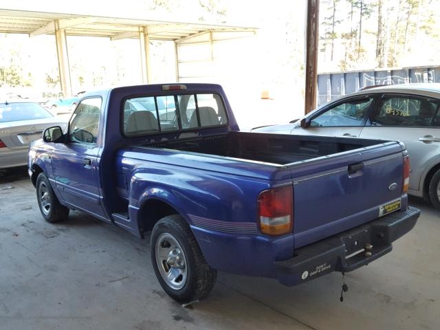 1FTCR10A4SPA26550 - 1995 FORD RANGER PURPLE photo 3