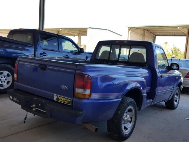 1FTCR10A4SPA26550 - 1995 FORD RANGER PURPLE photo 4