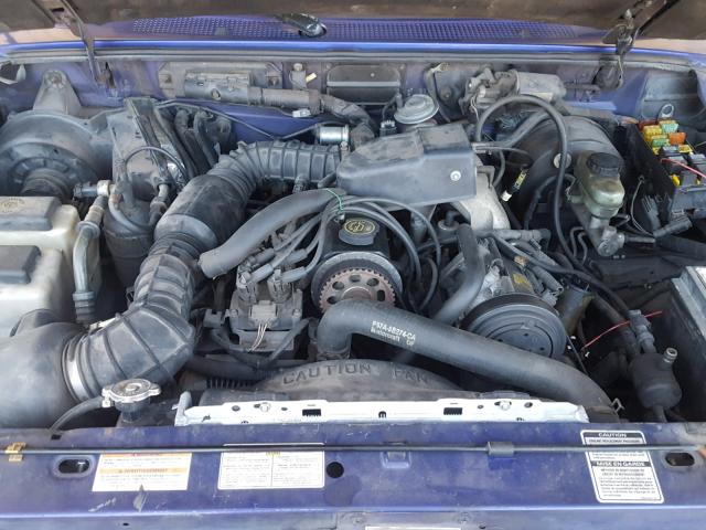 1FTCR10A4SPA26550 - 1995 FORD RANGER PURPLE photo 7