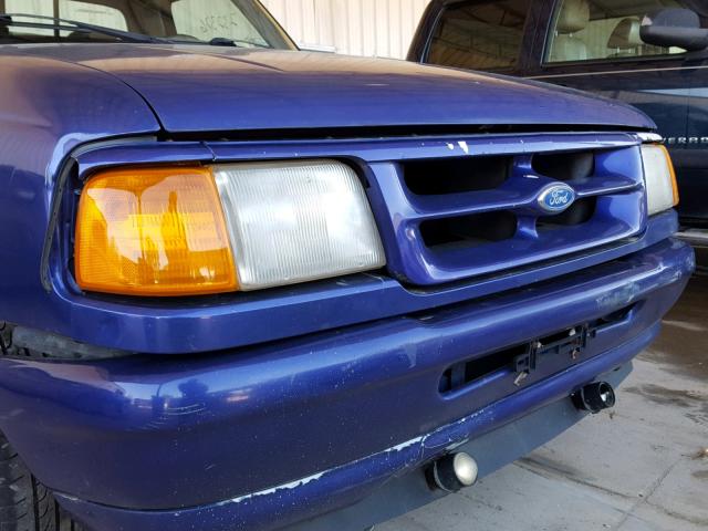 1FTCR10A4SPA26550 - 1995 FORD RANGER PURPLE photo 9