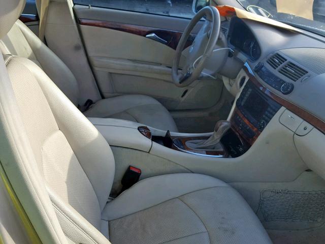 WDBUF26J05A617457 - 2005 MERCEDES-BENZ E 320 CDI TAN photo 5