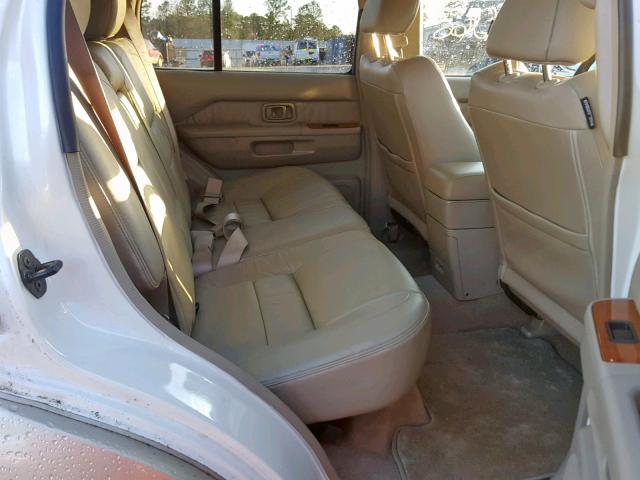 JNRDR09XX3W251617 - 2003 INFINITI QX4 WHITE photo 6