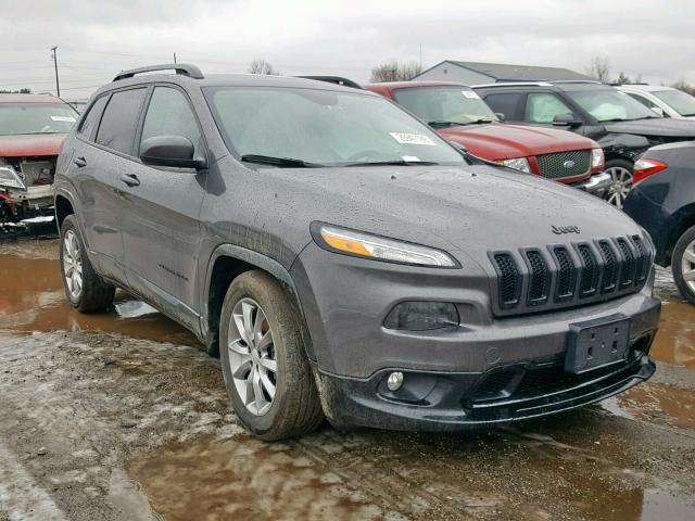 1C4PJMCB2JD604045 - 2018 JEEP CHEROKEE L CHARCOAL photo 1