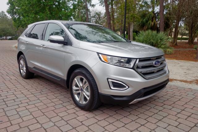 2FMPK3J88HBB45369 - 2017 FORD EDGE SEL SILVER photo 1