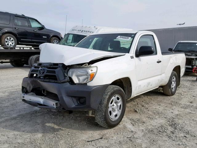 5TFNX4CN6EX035205 - 2014 TOYOTA TACOMA WHITE photo 2