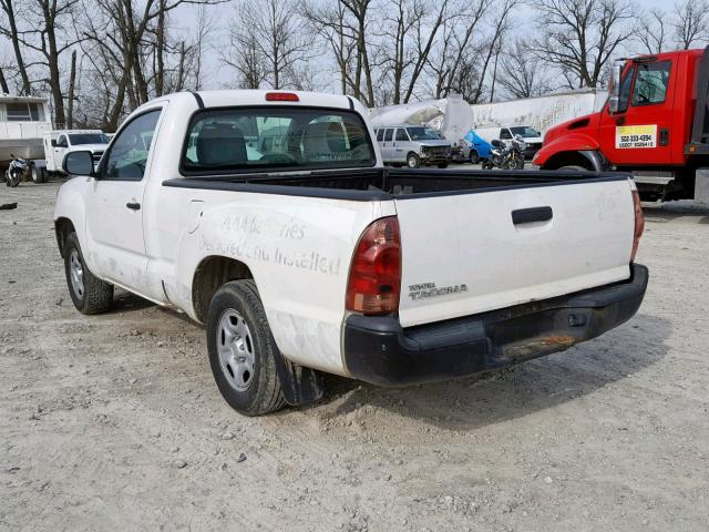 5TFNX4CN6EX035205 - 2014 TOYOTA TACOMA WHITE photo 3